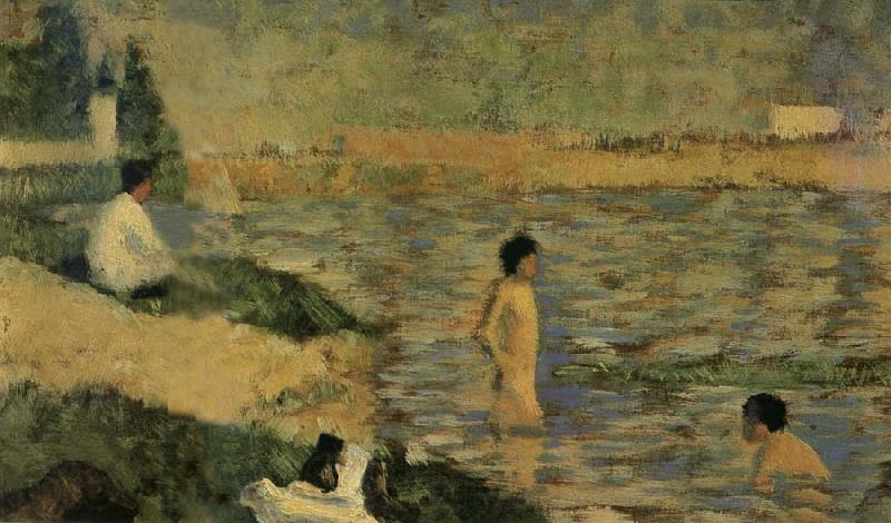 Georges Seurat Bathers of Asnieres Spain oil painting art